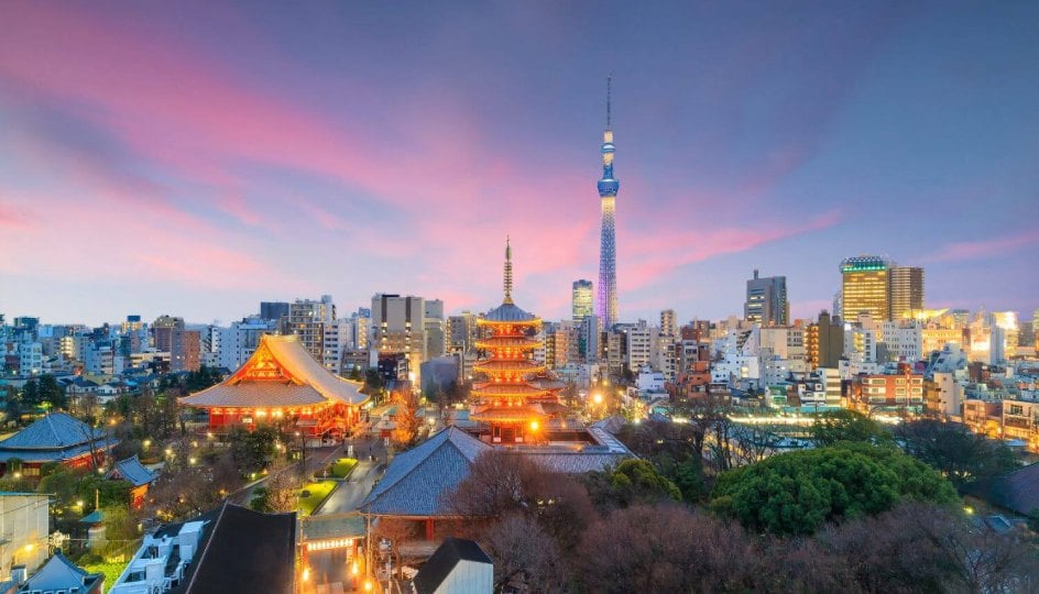 tokyo skyline