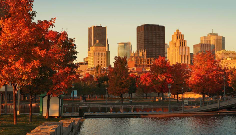 View of Marche Bonsecours in Old port in Montreal, Quebec 